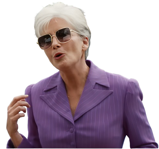Emma Thompson The Sheep Detectives Purple Coat - Image 2